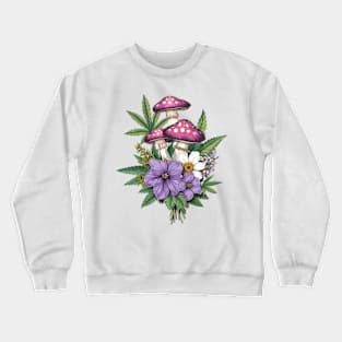 psychedelic elements Crewneck Sweatshirt